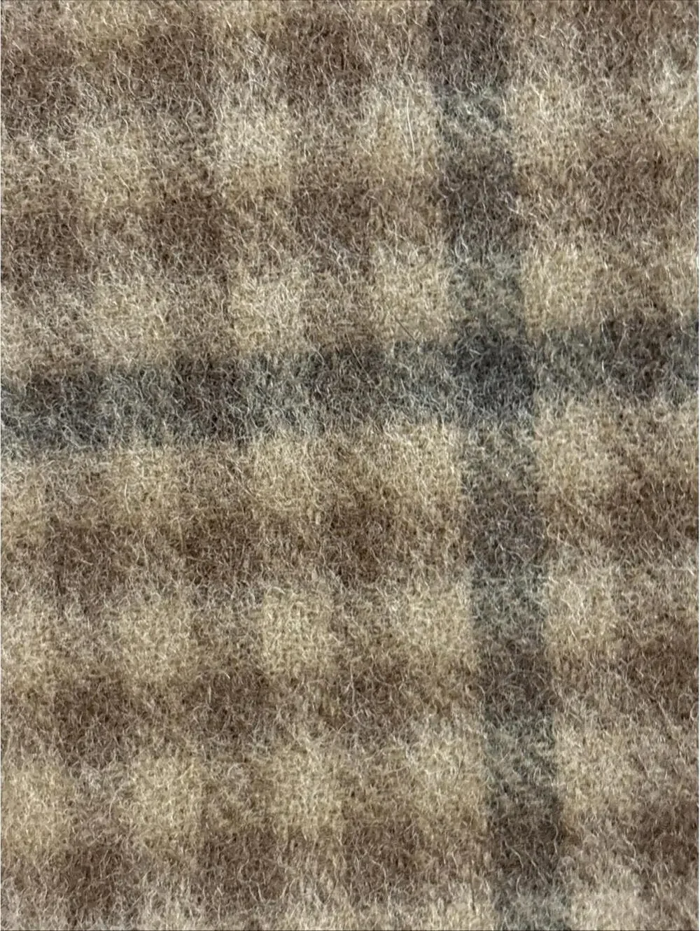 Polo Ralph Lauren Brown Check Lambswool Scarf - Made in the
